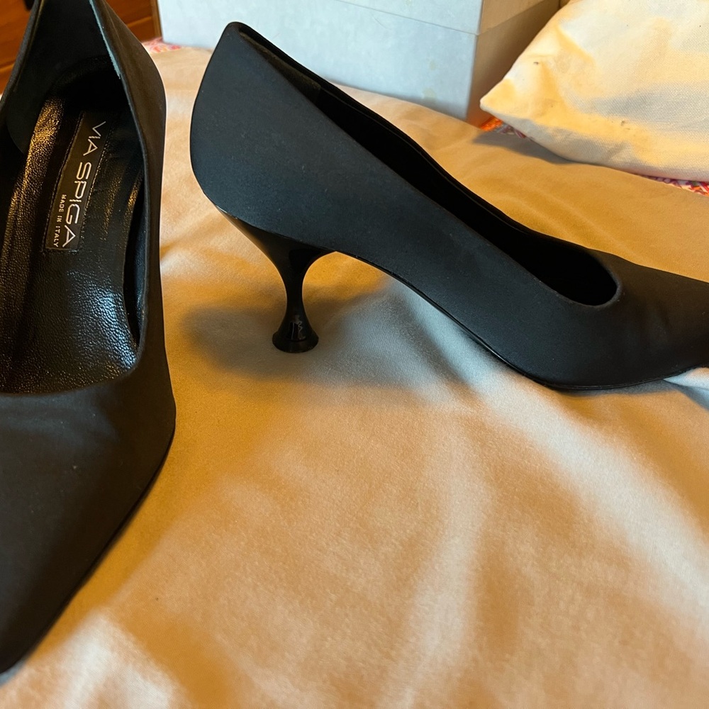 Via Spiga Classic Black Heels